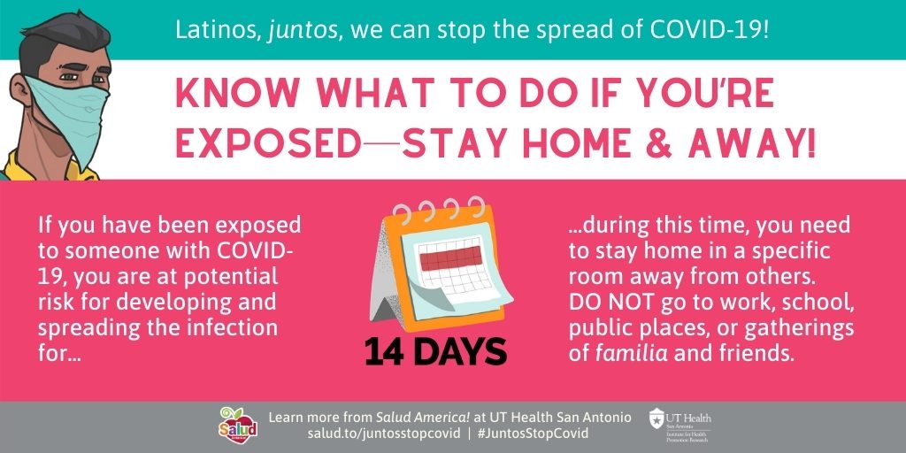 Know what to do if exposed 2: Juntos We Can Stop Covid-19 campaign coronavirus