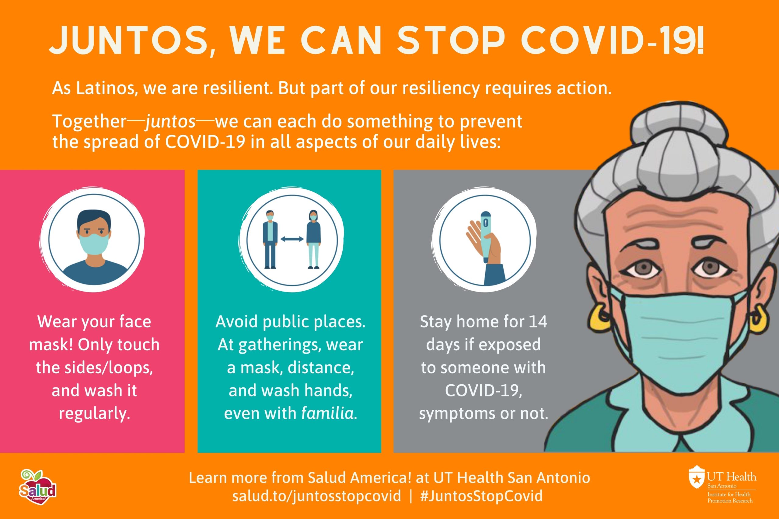 Overview 3: Juntos We Can Stop Covid-19 campaign coronavirus