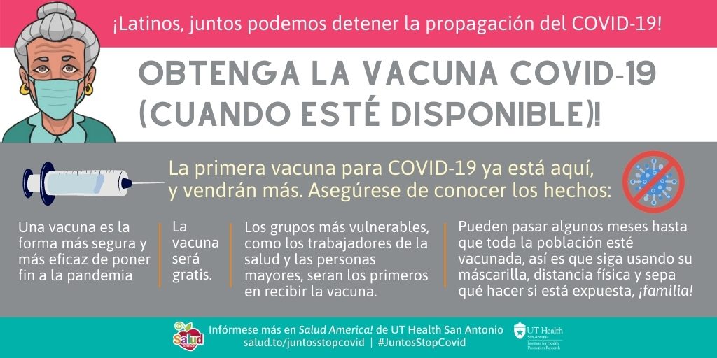 Juntos We can stop covid-19 -vaccine - span