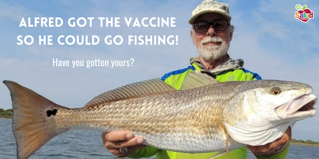 Alfred Lee: Get the Vaccine So You Can Go Fishing!