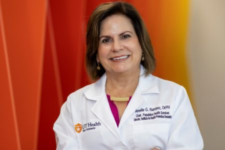 Dr. Amelie Ramirez answering COVID-19 vaccine latino questions