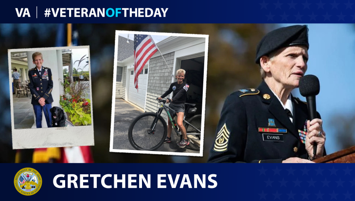 Army Veteran Gretchen Evans is today’s Veteran of the Day.
