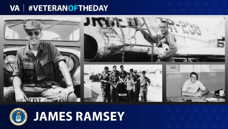 Air Force Veteran James Harry Wayne Ramsey is today’s Veteran of the Day.