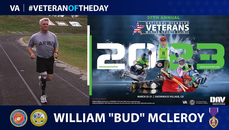 Army and Marine Veteran William “Bud” McLeroy is today’s Veteran of the Day.