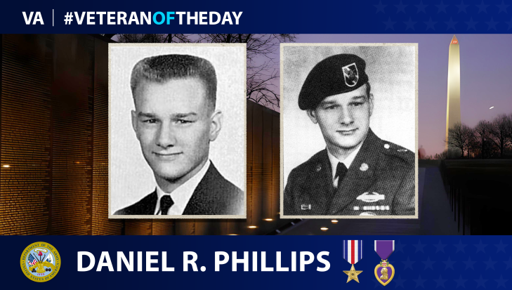 Army Veteran Daniel R. Phillips is today’s Veteran of the Day.