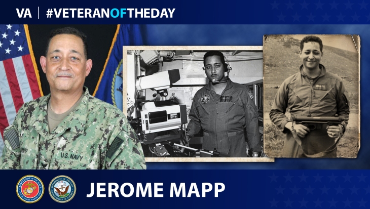 Navy Veteran Jerome Mapp is today’s Veteran of the Day.